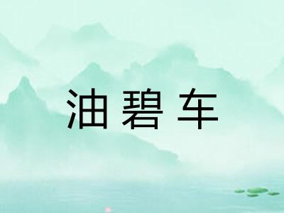 油碧车