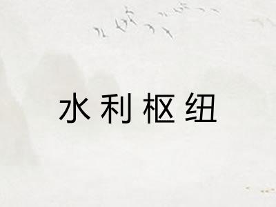 水利枢纽