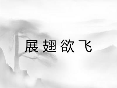 展翅欲飞