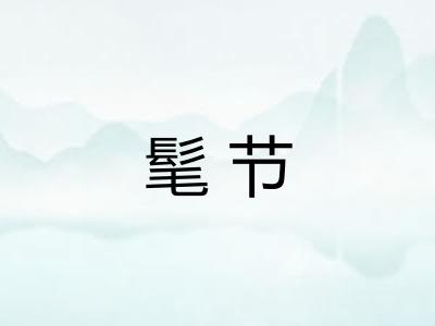 髦节 髦节