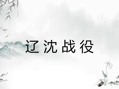 辽沈战役 辽沈战役