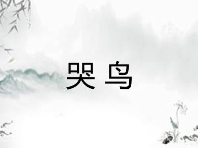 哭鸟