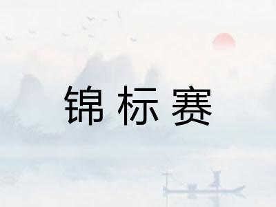 锦标赛 锦标赛