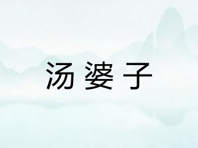 汤婆子