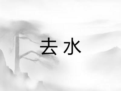 去水