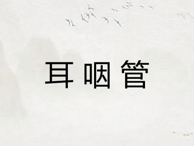 耳咽管