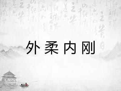 外柔内刚