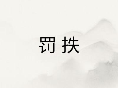 罚抶