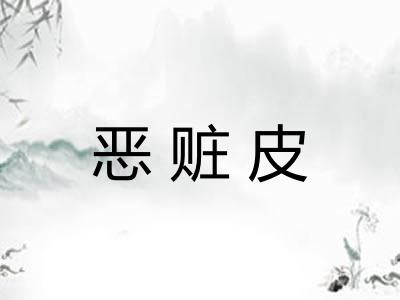 恶赃皮