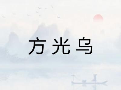 方光乌