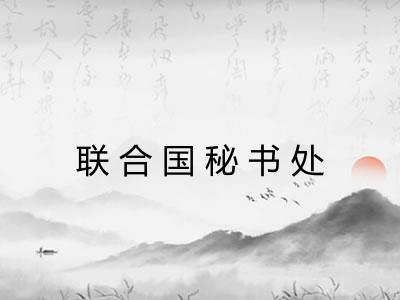 联合国秘书处 联合国秘书处