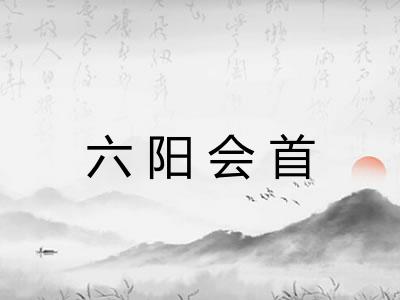 六阳会首