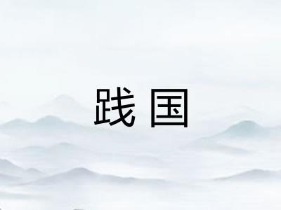 践国