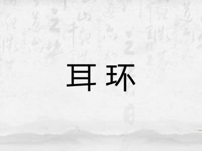 耳环 耳环