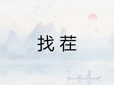 找茬 找茬