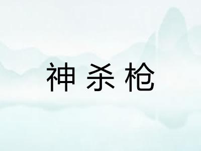 神杀枪
