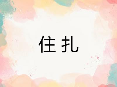 住扎