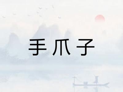 手爪子 手爪子