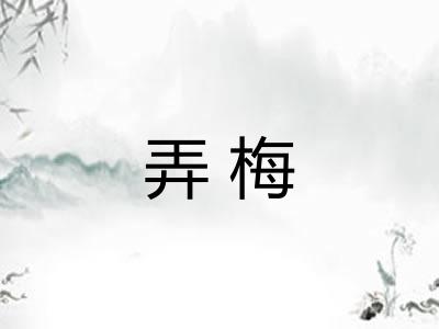 弄梅