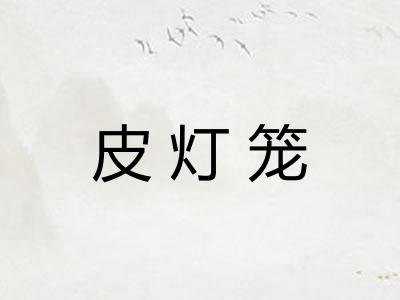 皮灯笼