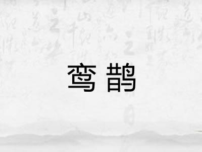 鸾鹊