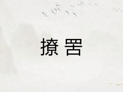撩罟