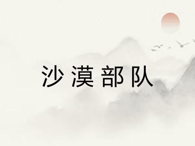 沙漠部队