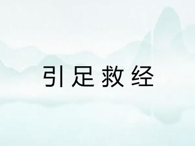 引足救经