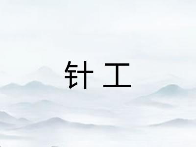 针工