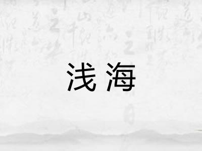 浅海