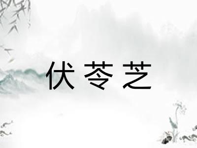 伏苓芝