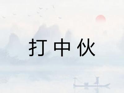 打中伙