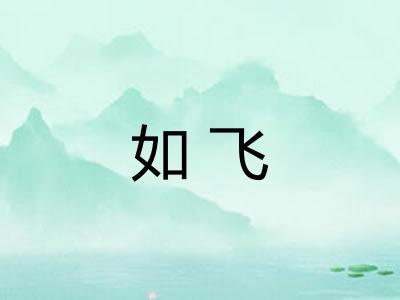 如飞