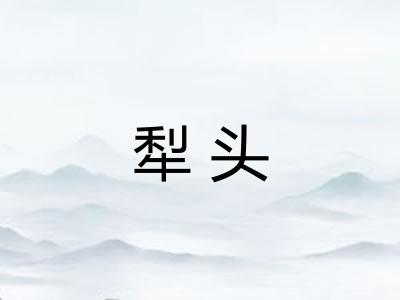 犁头