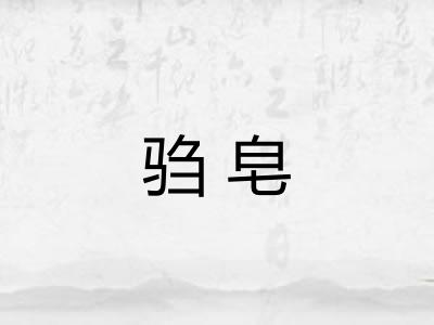 驺皂