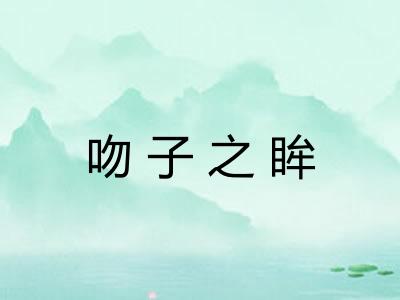 吻子之眸