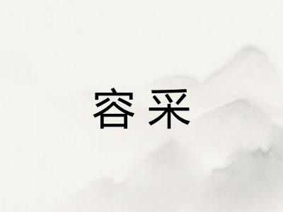 容采