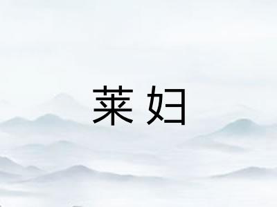 莱妇