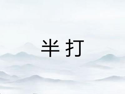 半打