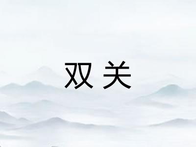 双关