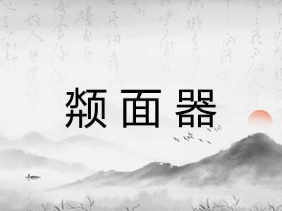 颒面器