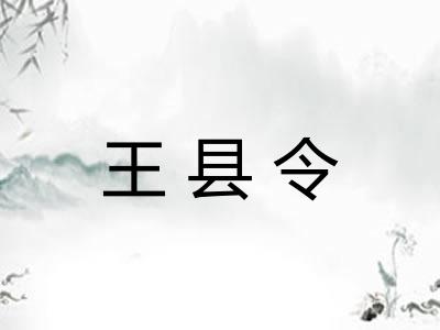 王县令