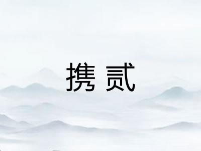 携贰