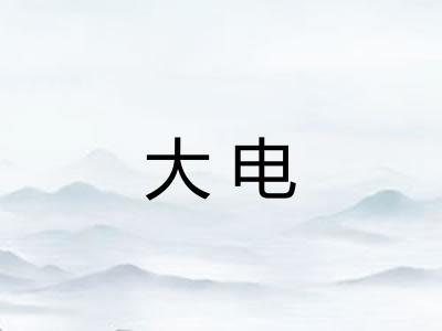 大电