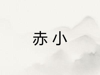 赤小