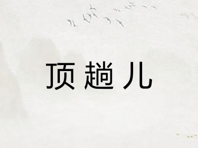 顶趟儿