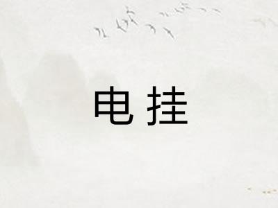 电挂