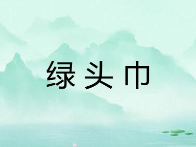 绿头巾 绿头巾