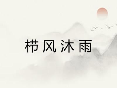 栉风沐雨