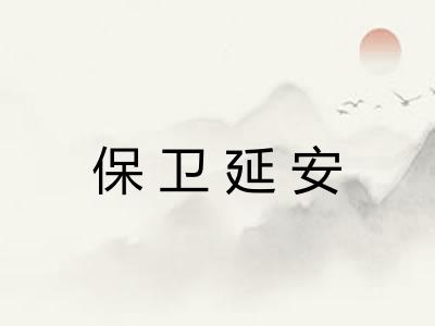 保卫延安